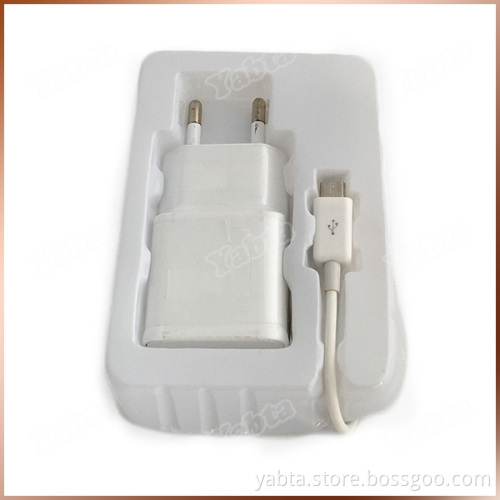 2.1A Wall Charger Adapter With Cable For Samsung Mobile Phone Charger Set